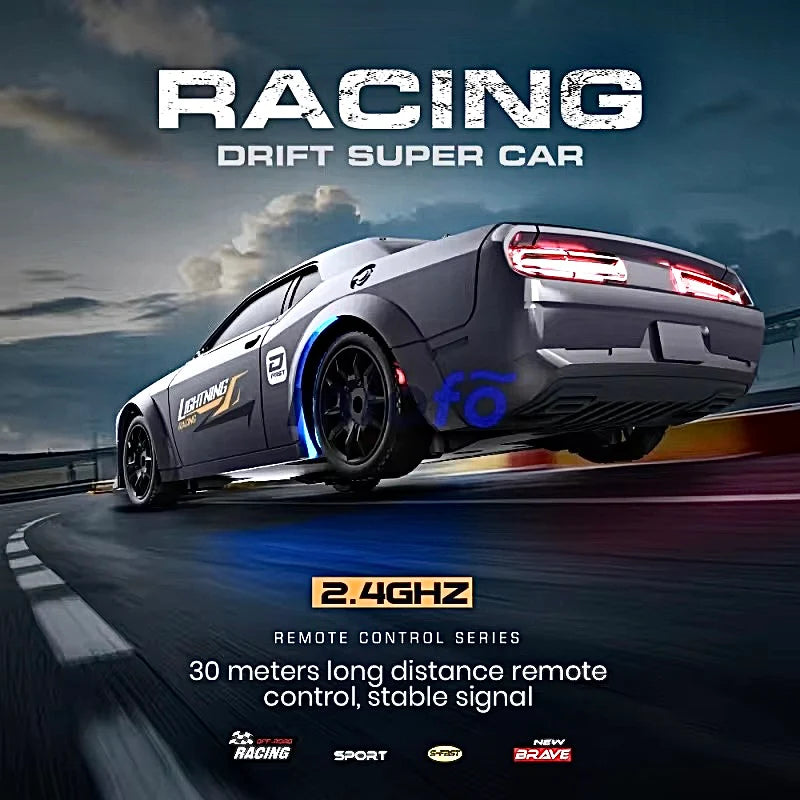 Dodge Challenger-Inspired 1/43 Scale RC Drift Car