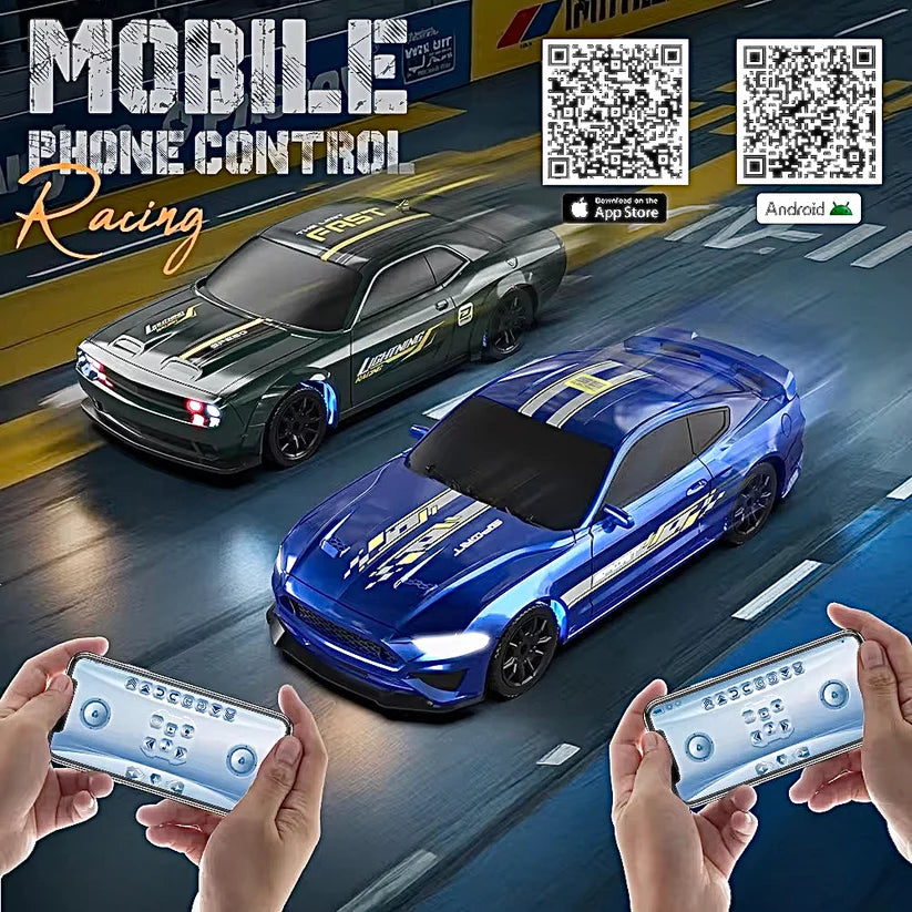 Dodge Challenger-Inspired 1/43 Scale RC Drift Car